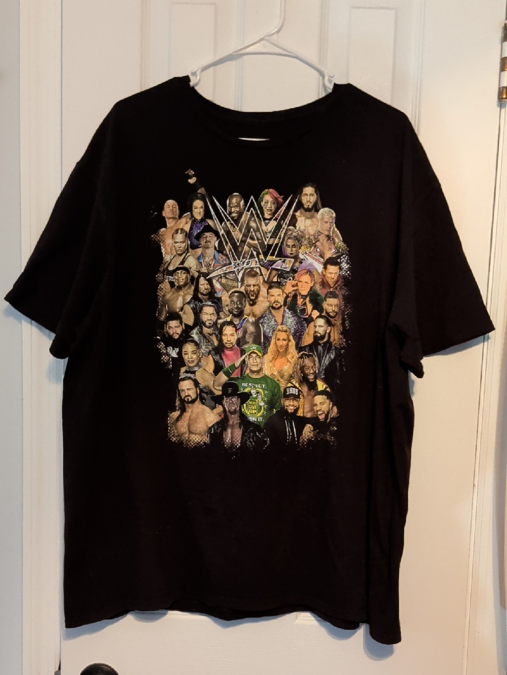 WWE Black With An All Stars Collection Of The Sports Best Wrestlers T-Shirt 2XL
